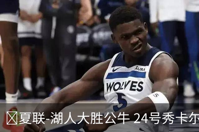🏀夏联-湖人大胜公牛 24号秀卡尔14分 4号秀威尔逊21+8+8失误